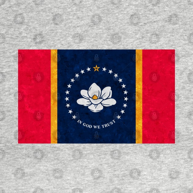 State flag of Mississippi by Enzwell